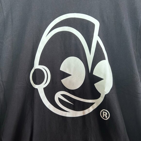 KidRobot Big Head Logo Black Made in USA Tee Shirt Size Medium - Picture 2 of 7